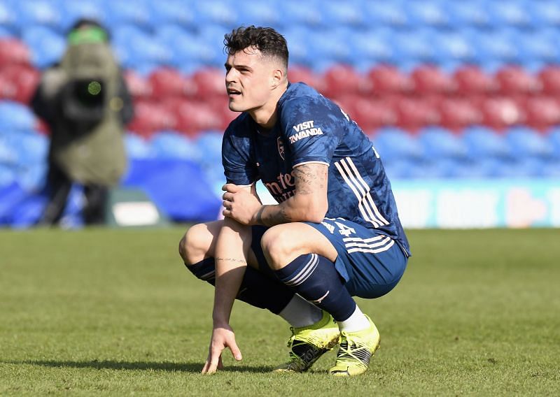 Xhaka has had an eventful stint at Arsenal